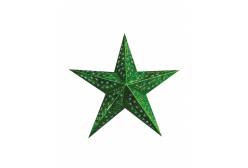 Звезда декоративная рождественская, 60 см (цвет: зеленый)