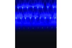Электрическая гирлянда Сетка, 320 ламп, цвет свечения: синий