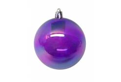 Новогоднее подвесное украшение Шар. Фиолетовый перламутр, 8x8x8 см, арт. 86917